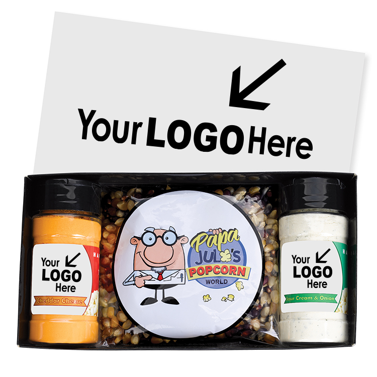POPCORN KERNEL SET WITH SEASONINGS POPCORN KERNEL SET WITH SEASONINGS